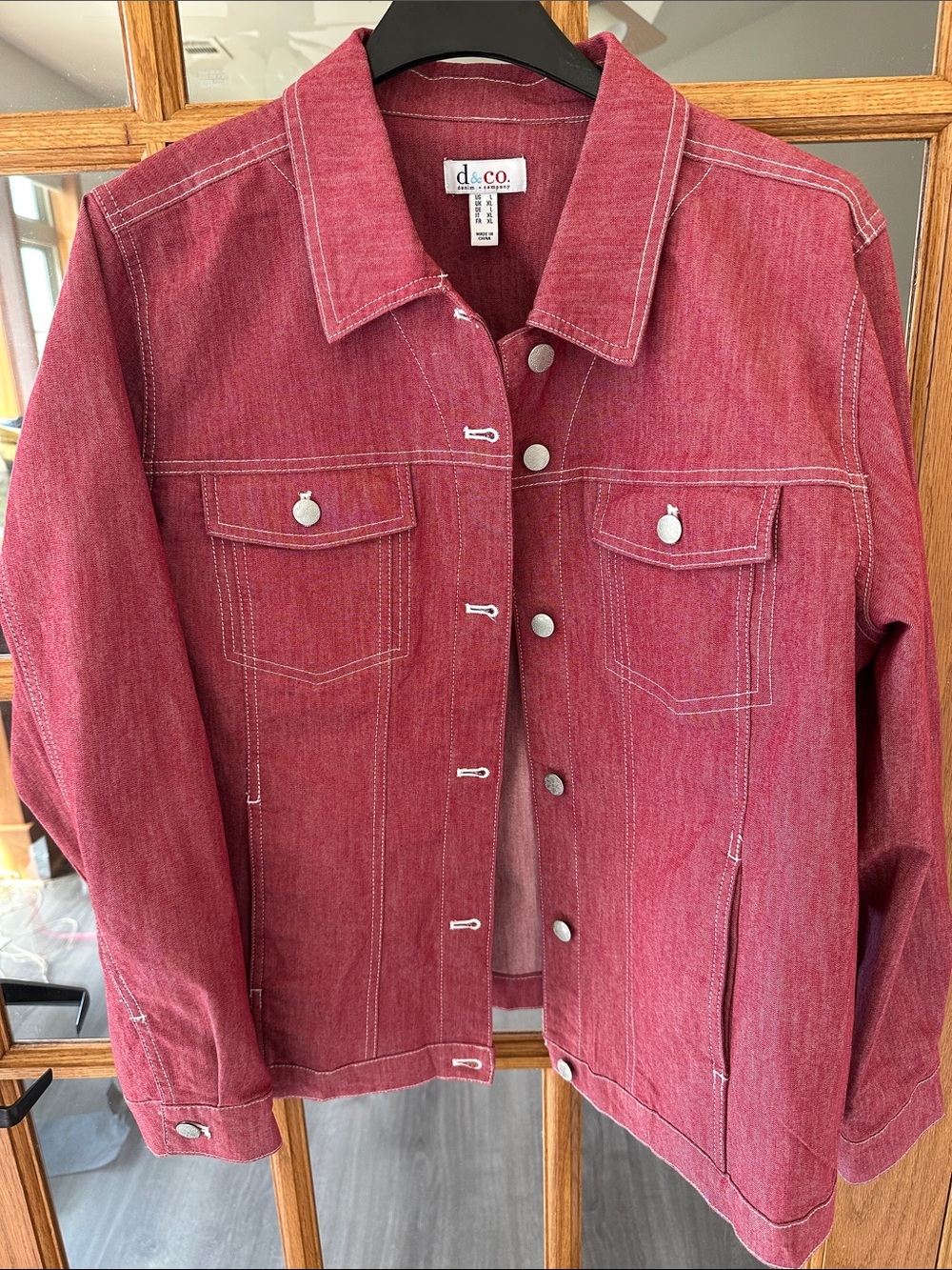 d&co. Women's Crimson Denim Jacket